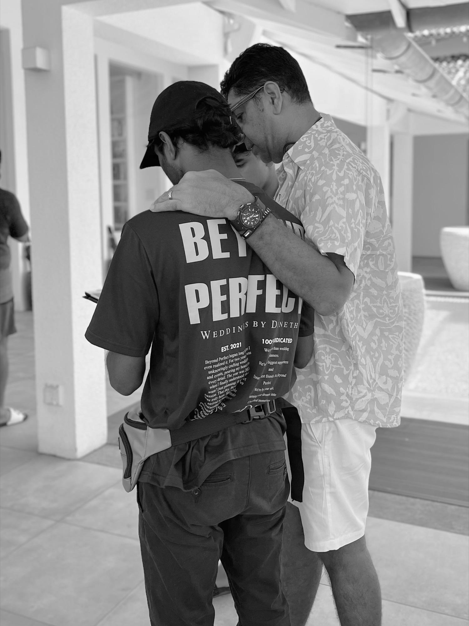 A joyful moment with Beyond Perfect clients