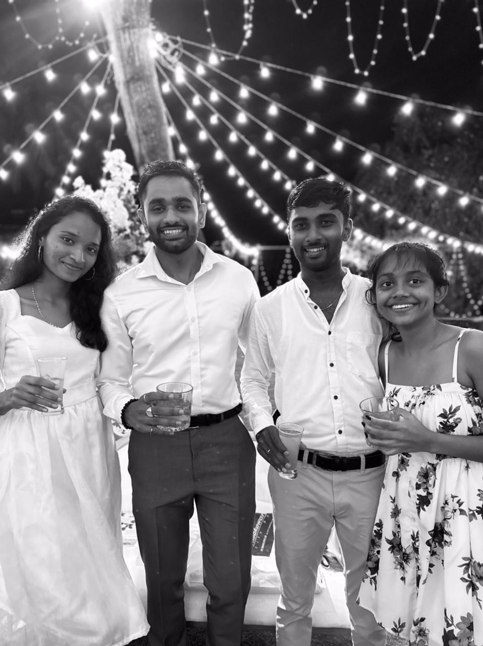 Celebrating at Beyond Perfect's first wedding